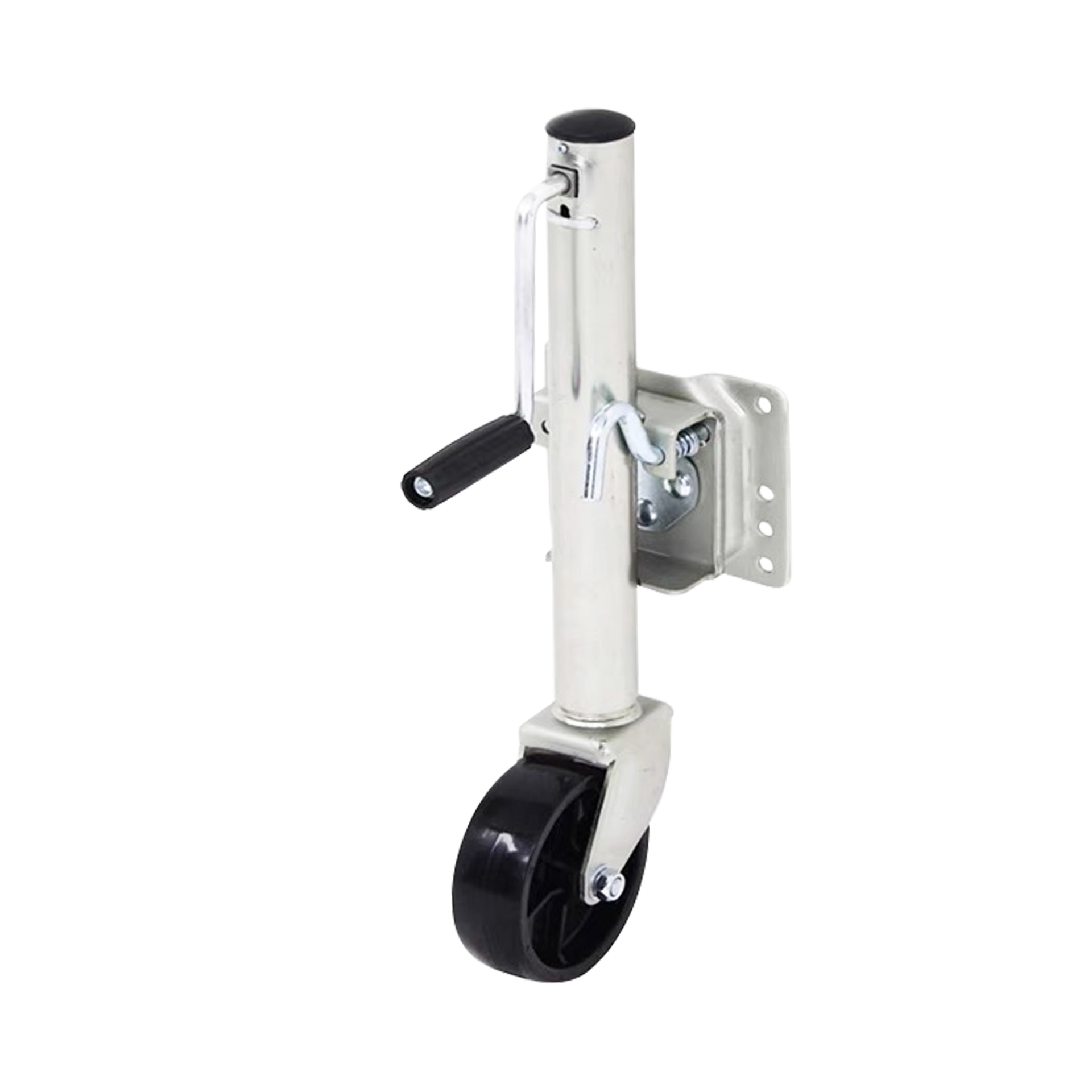 TowNation TN1200B swivel boat trailer jack with poly wheel and bolt-on bracket